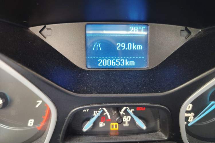 Used Ford Focus 2012 Hatchback 1.6L Manual Comfort Model Odometer Close Up