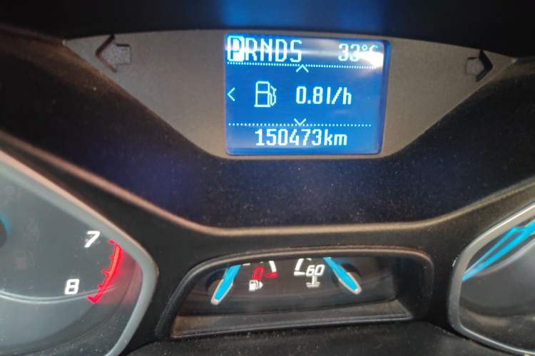 Used Ford Focus 2012 Hatchback 1.6L Automatic Fashion Edition Odometer Close Up