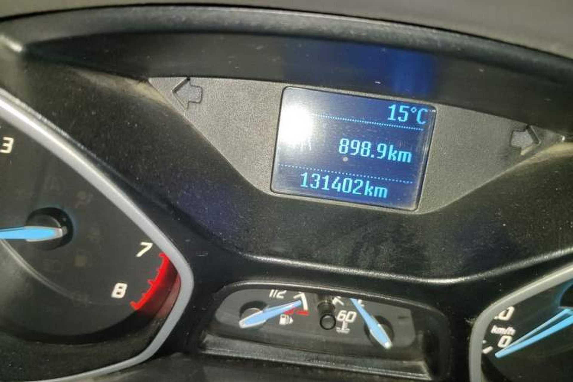 Used Ford Focus 2012 Sedan 1.6L Manual Comfort Model Odometer Close Up