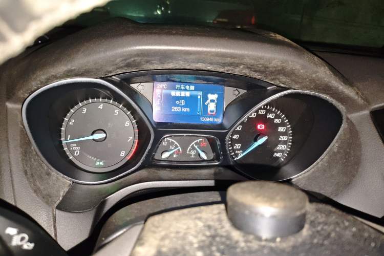 Used Ford Focus 2012 Sedan 1.6L Manual Comfort Model Odometer Close Up