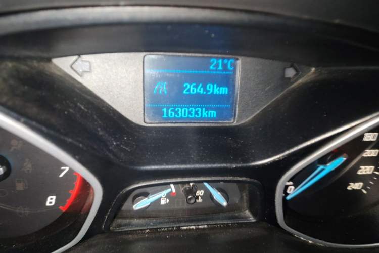 Used Ford Focus 2012 Hatchback 1.6L Manual Comfort Model Odometer Close Up