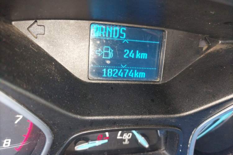 Used Ford Focus 2012 Sedan 1.6L Automatic Fashion Edition Odometer Close Up