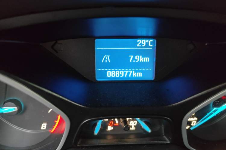 Used Ford Focus 2012 Sedan 1.6L Manual Comfort Model Odometer Close Up