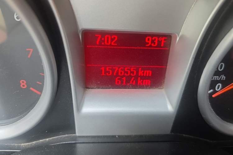 Used Ford Focus 2012 Hatchback Classic 1.8L Manual Base Model Odometer Close Up