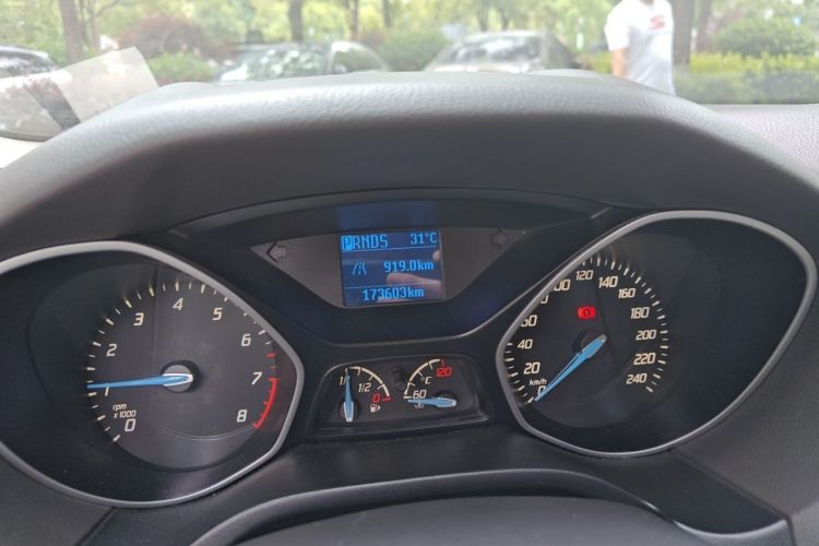 Used Ford Focus 2012 Sedan 1.6L Automatic Comfort Model Odometer Close Up