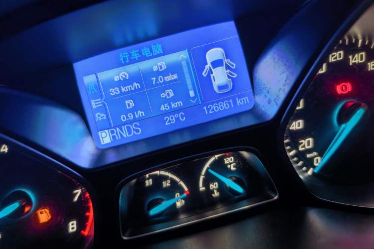 Used Ford Focus 2012 Hatchback 2.0L Automatic Luxury Sport Model Odometer Close Up
