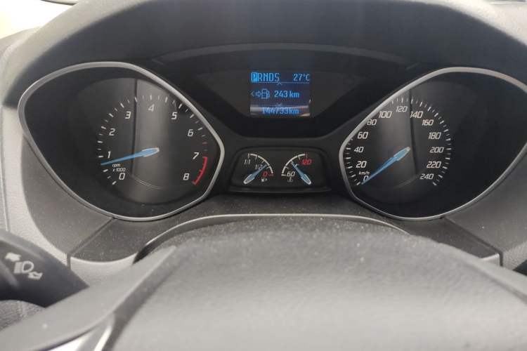 Used Ford Focus 2012 Sedan 1.6L Automatic Fashion Edition Odometer Close Up