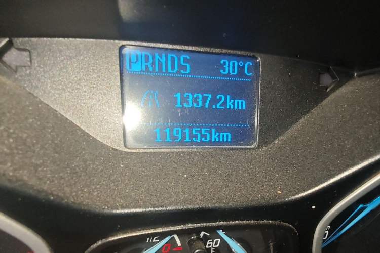 Used Ford Focus 2012 Hatchback 1.6L Automatic Comfort Model Odometer Close Up