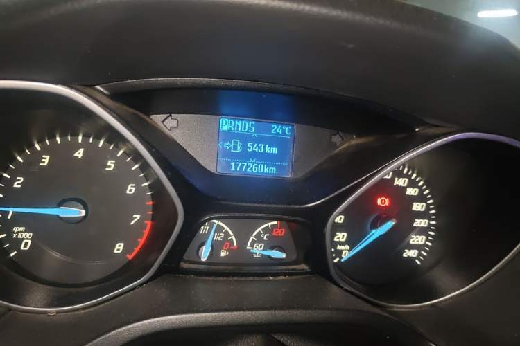 Used Ford Focus 2012 Sedan 1.6L Automatic Fashion Edition Odometer Close Up