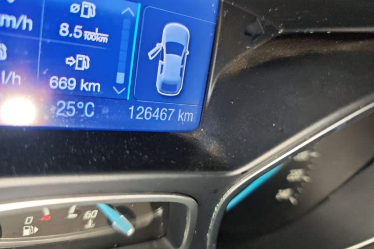Used Ford Focus 2012 Hatchback 2.0L Automatic Luxury Sport Model Odometer Close Up