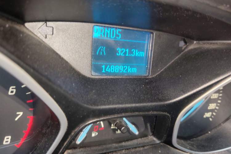 Used Ford Focus 2012 Hatchback 1.6L Automatic Comfort Model Odometer Close Up