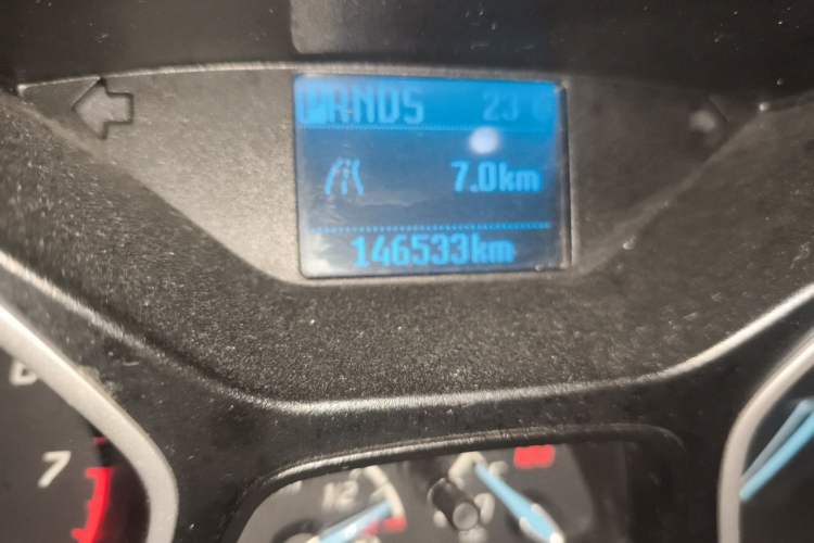 Used Ford Focus 2012 Hatchback 1.6L Automatic Comfort Model Odometer Close Up