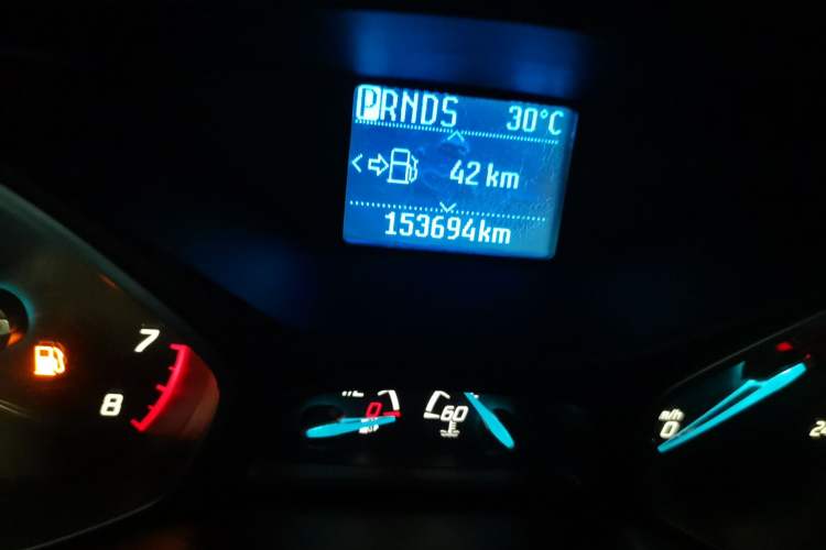 Used Ford Focus 2012 Sedan 1.6L Automatic Fashion Edition Odometer Close Up