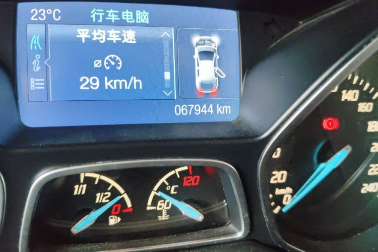Used Ford Focus 2012 Hatchback 2.0L Manual Luxury Sport Model Odometer Close Up