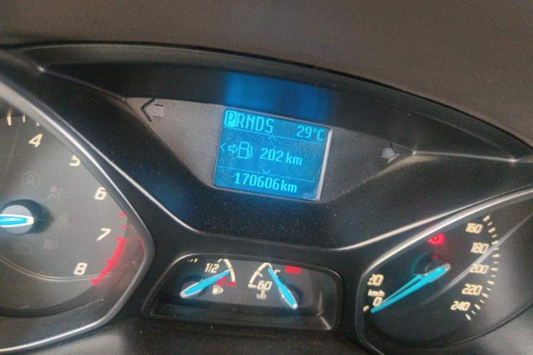 Used Ford Focus 2012 Hatchback 1.6L Automatic Fashion Edition Odometer Close Up