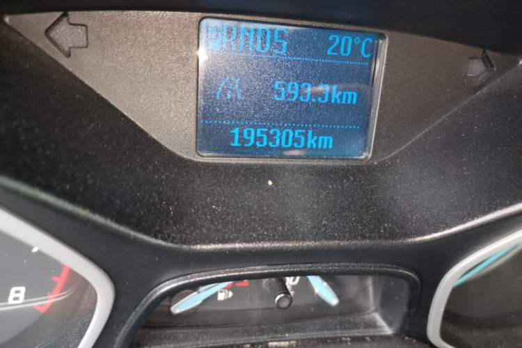 Used Ford Focus 2012 Hatchback 1.6L Automatic Comfort Model Odometer Close Up