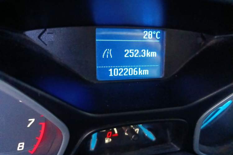 Used Ford Focus 2012 Hatchback 1.6L Manual Comfort Model Odometer Close Up