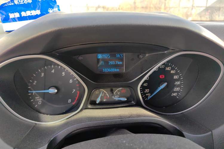 Used Ford Focus 2012 Hatchback 1.6L Automatic Comfort Model Odometer Close Up