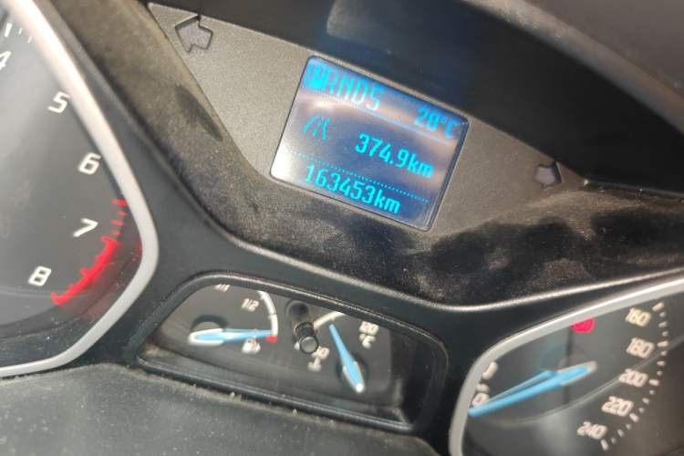 Used Ford Focus 2012 Hatchback 1.6L Automatic Comfort Model Odometer Close Up