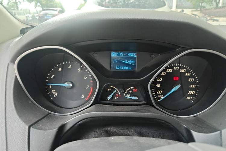 Used Ford Focus 2012 Sedan 1.6L Automatic Comfort Model Odometer Close Up