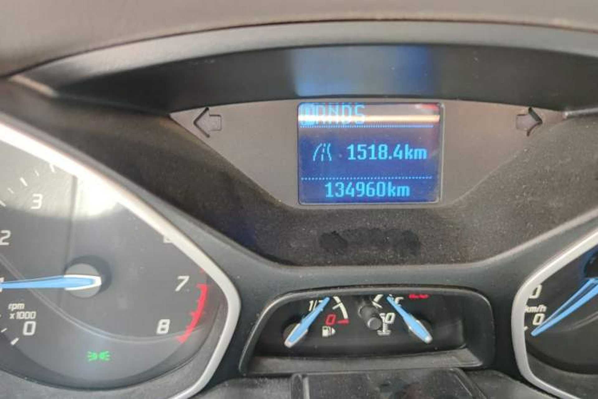 Used Ford Focus 2012 Sedan 1.6L Automatic Comfort Model Odometer Close Up