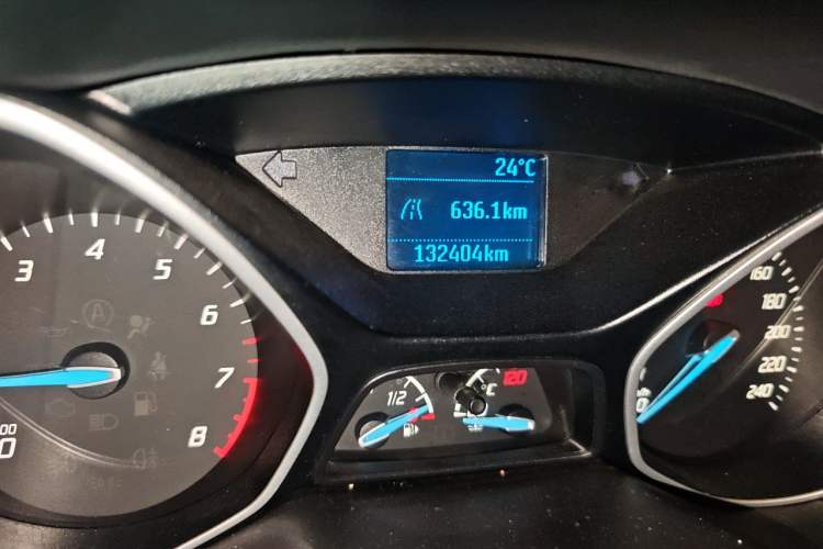 Used Ford Focus 2012 Hatchback 1.6L Manual Comfort Model Odometer Close Up