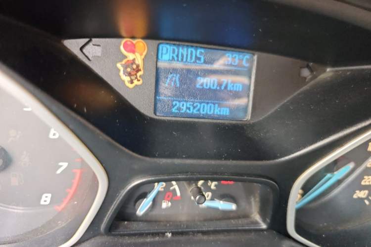 Used Ford Focus 2012 Hatchback 1.6L Automatic Comfort Model Odometer Close Up