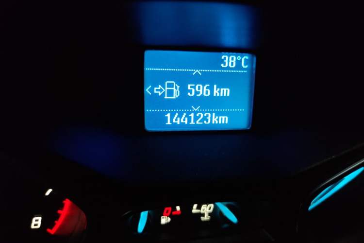 Used Ford Focus 2012 Sedan 1.6L Manual Fashion Edition Odometer Close Up