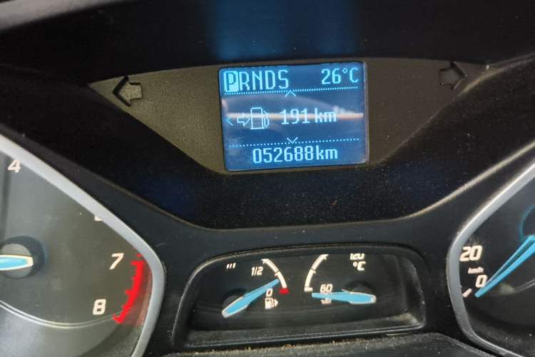 Used Ford Focus 2012 Hatchback 1.6L Automatic Fashion Edition Odometer Close Up