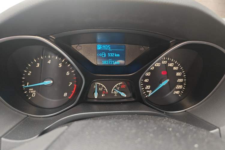 Used Ford Focus 2012 Sedan 1.6L Automatic Fashion Edition Odometer Close Up