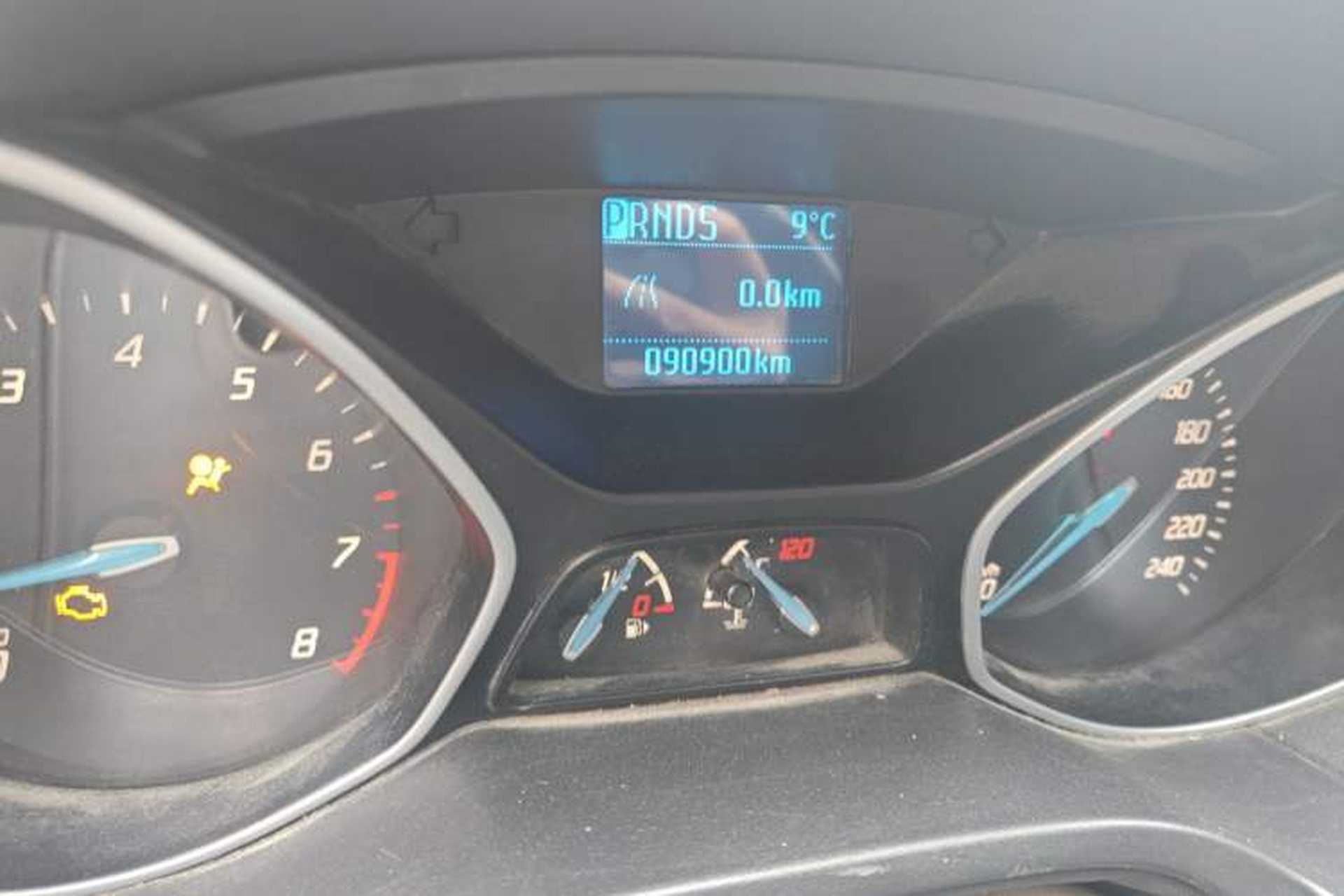 Used Ford Focus 2012 Hatchback 1.6L Automatic Comfort Model Odometer Close Up