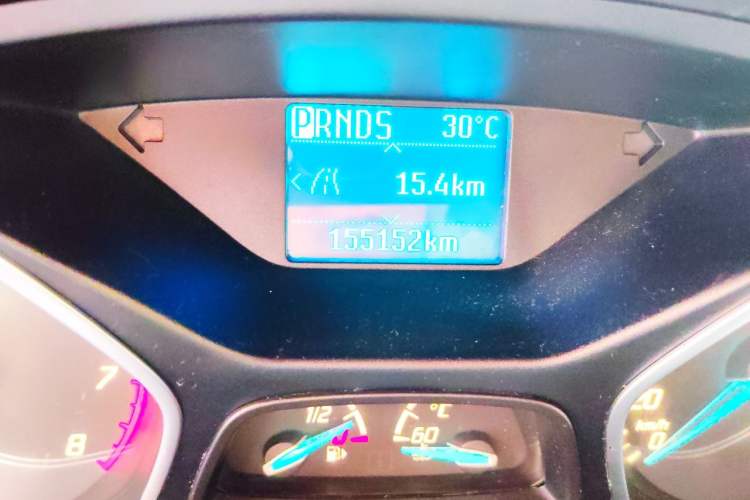 Used Ford Focus 2012 Hatchback 1.6L Automatic Fashion Edition Odometer Close Up