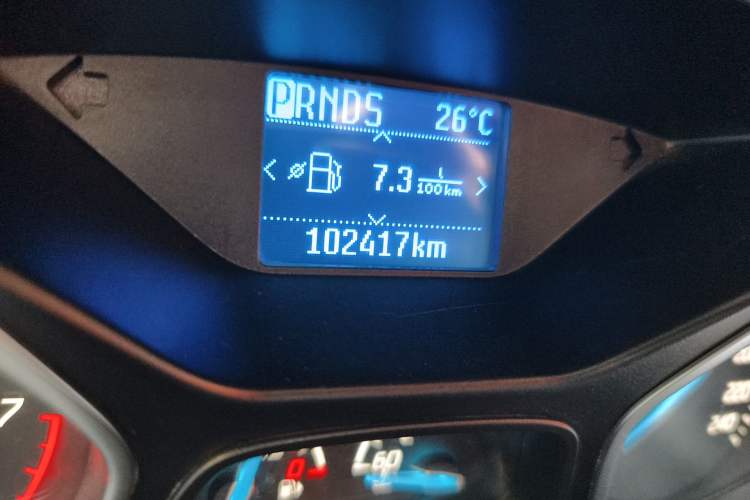 Used Ford Focus 2012 Hatchback 1.6L Automatic Fashion Edition Odometer Close Up