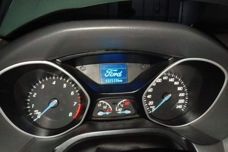 Used Ford Focus 2012 Sedan 1.6L Automatic Comfort Model Odometer Close Up