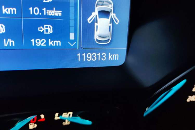 Used Ford Focus 2012 Hatchback 2.0L Automatic Luxury Sport Model Odometer Close Up