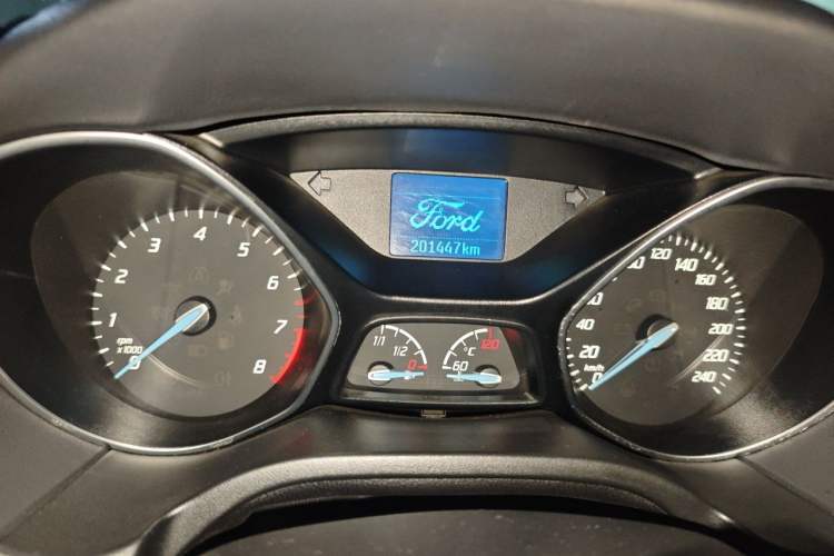 Used Ford Focus 2012 Sedan 1.6L Manual Fashion Edition Odometer Close Up