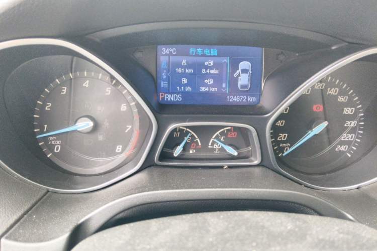 Used Ford Focus 2012 Hatchback 2.0L Automatic Luxury Sport Model Odometer Close Up