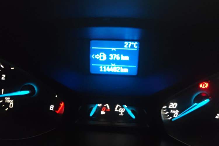 Used Ford Focus 2012 Sedan 1.6L Manual Fashion Edition Odometer Close Up