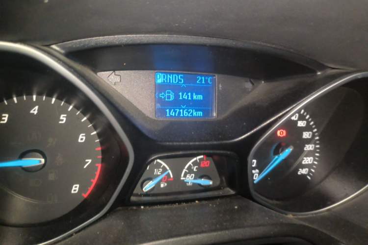 Used Ford Focus 2012 Hatchback 1.6L Automatic Fashion Edition Odometer Close Up