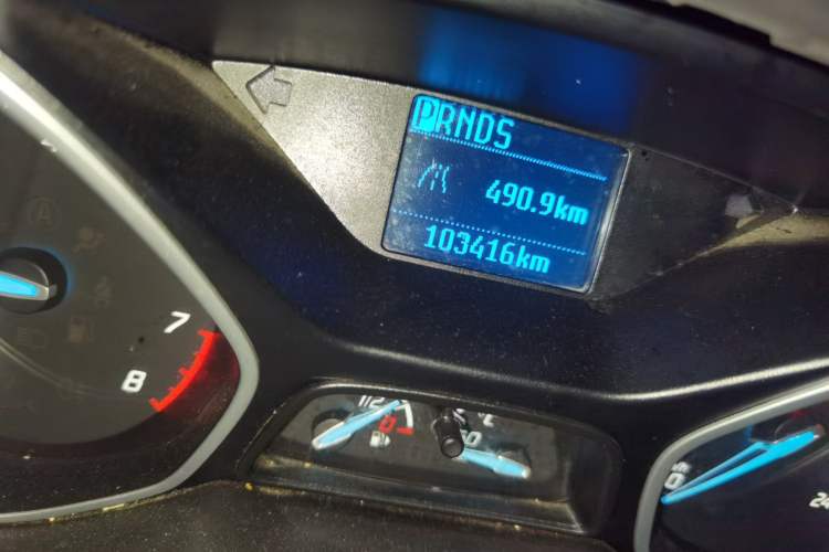 Used Ford Focus 2012 Sedan 1.6L Automatic Comfort Model Odometer Close Up