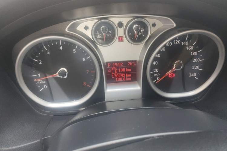 Used Ford Focus 2012 Hatchback Classic 1.8L Automatic Base Model Odometer Close Up