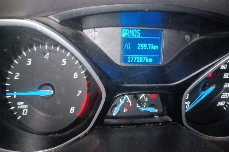 Used Ford Focus 2012 Sedan 1.6L Automatic Comfort Model Odometer Close Up