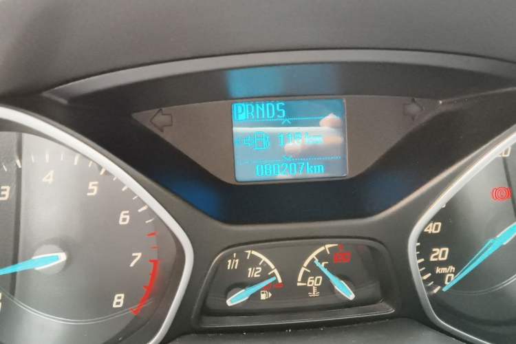 Used Ford Focus 2012 Sedan 1.6L Automatic Fashion Edition Odometer Close Up