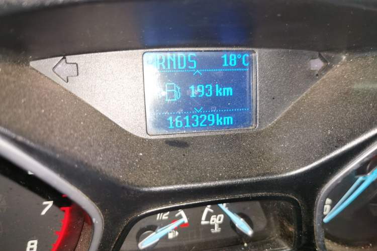 Used Ford Focus 2012 Sedan 1.6L Automatic Fashion Edition Odometer Close Up