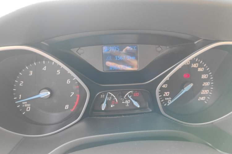 Used Ford Focus 2012 Sedan 1.6L Automatic Comfort Model Odometer Close Up