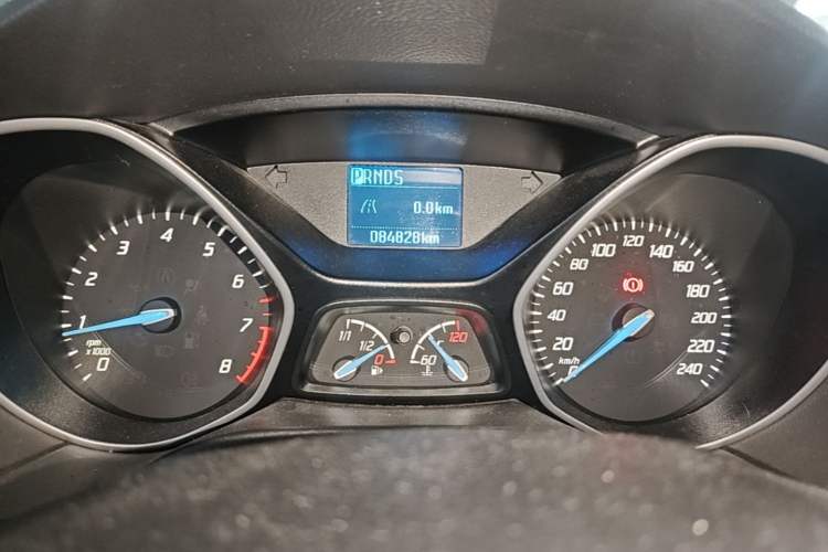 Used Ford Focus 2012 Hatchback 1.6L Automatic Comfort Model Odometer Close Up
