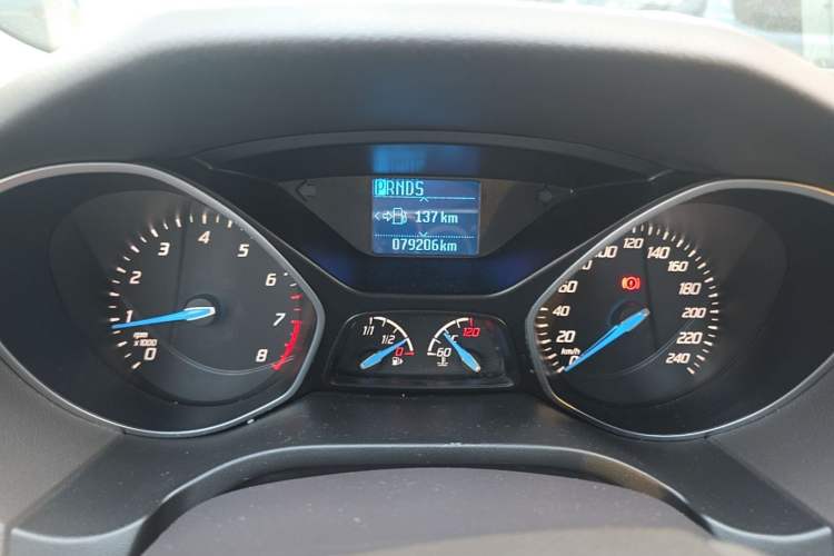 Used Ford Focus 2012 Hatchback 1.6L Automatic Fashion Edition Odometer Close Up