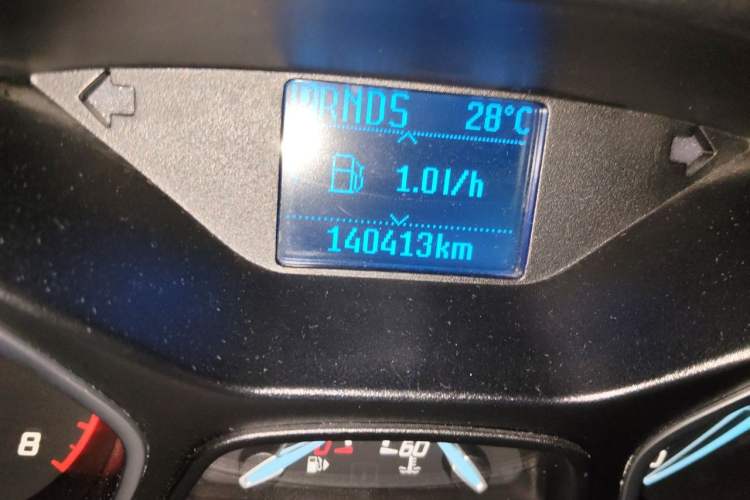 Used Ford Focus 2012 Sedan 1.6L Automatic Fashion Edition Odometer Close Up