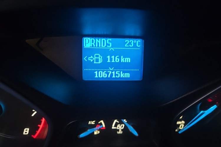 Used Ford Focus 2012 Hatchback 1.6L Automatic Fashion Edition Odometer Close Up