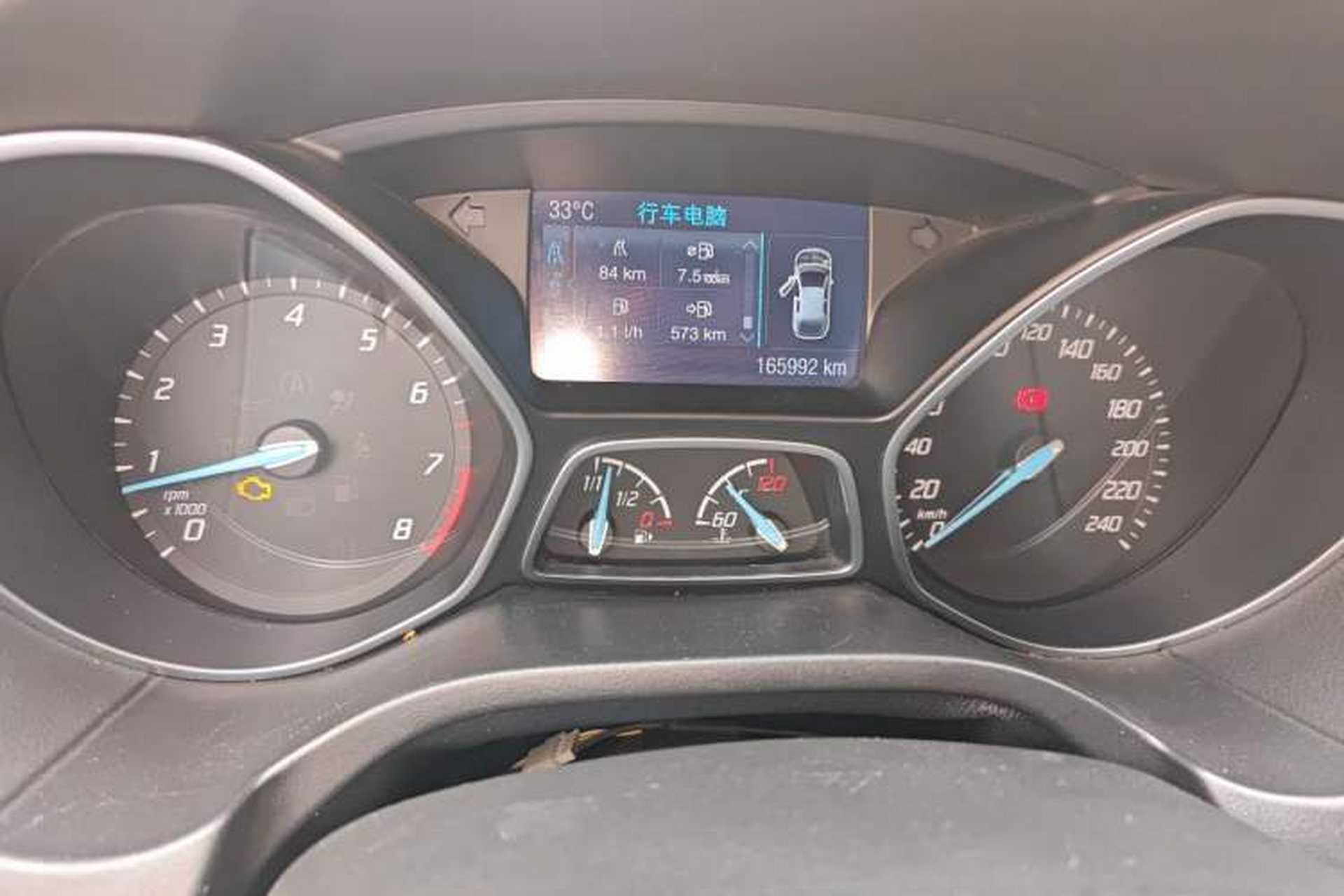 Used Ford Focus 2012 Hatchback 2.0L Manual Luxury Sport Model Odometer Close Up